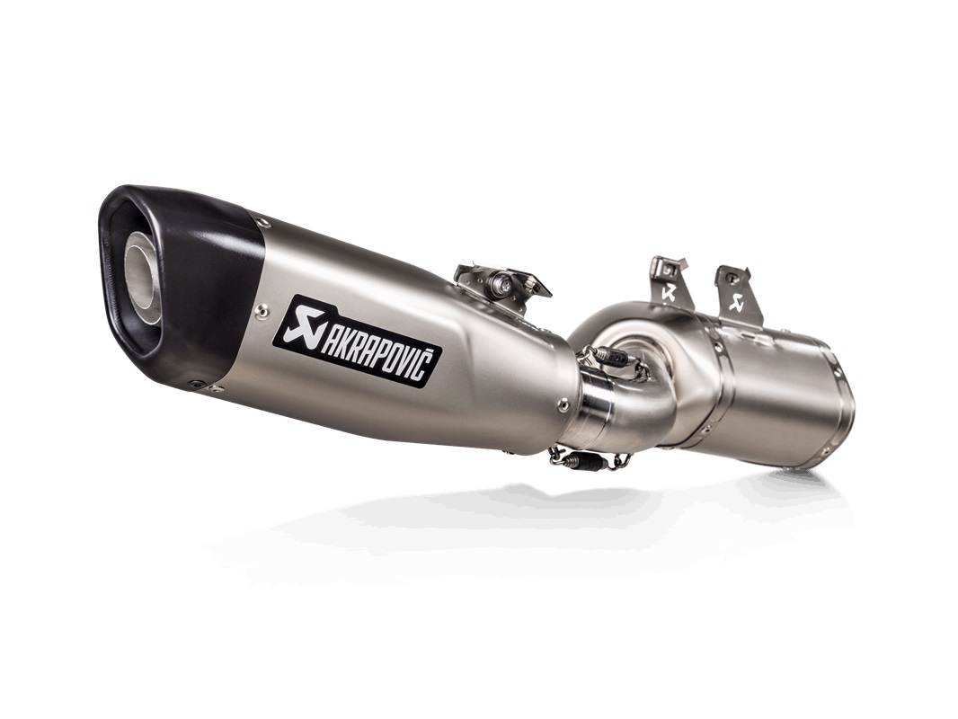 Akrapovic Slip-On Line Amortizor spate din titan Figura 1