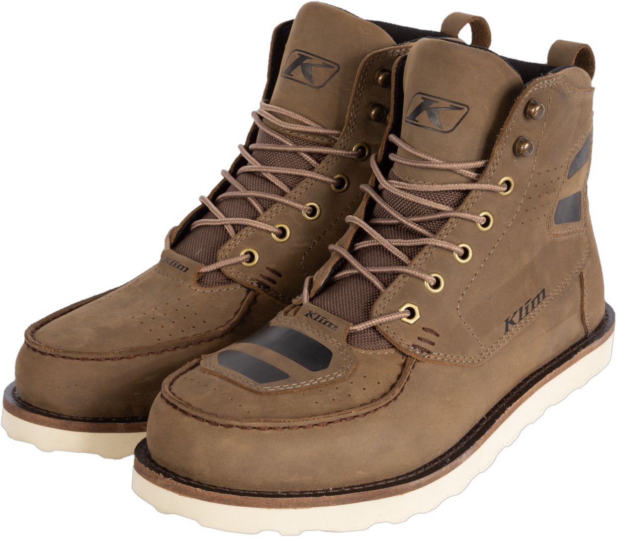 Klim Blak Jak Leather Motorcycle Boots brown 11 Figure 3