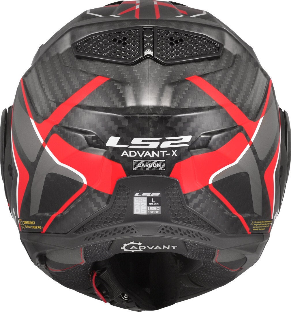 LS2 FF901 Advant X Carbon Future II Helmet red XXXL (65/66) Figure 4