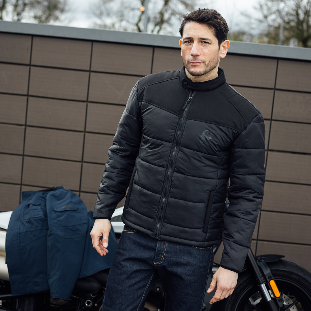 Merlin Jagger Urban Utility D3O Motorcycle Textile Jacket dark blue L Figure 3