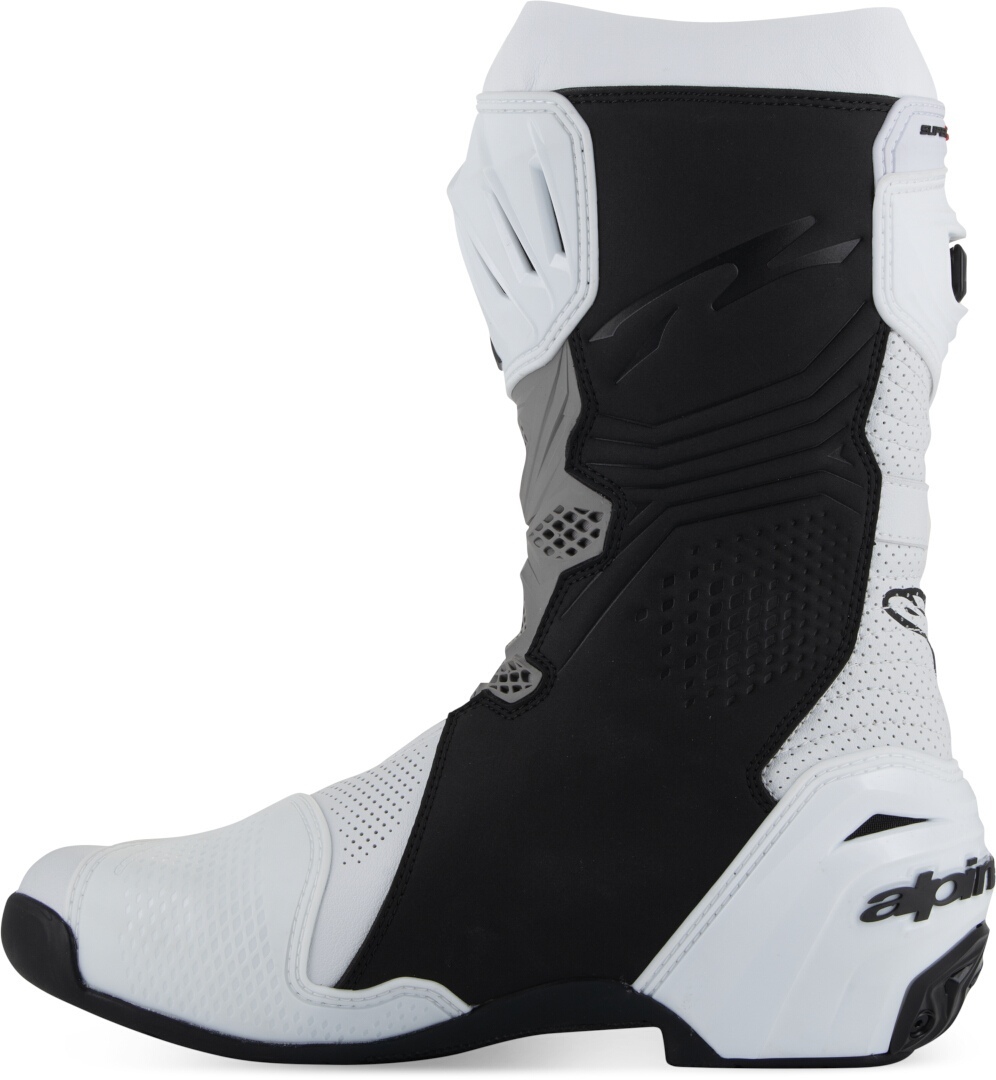 Alpinestars Supertech R Vented Motorcycle Boots white/grey 39 Figure 5