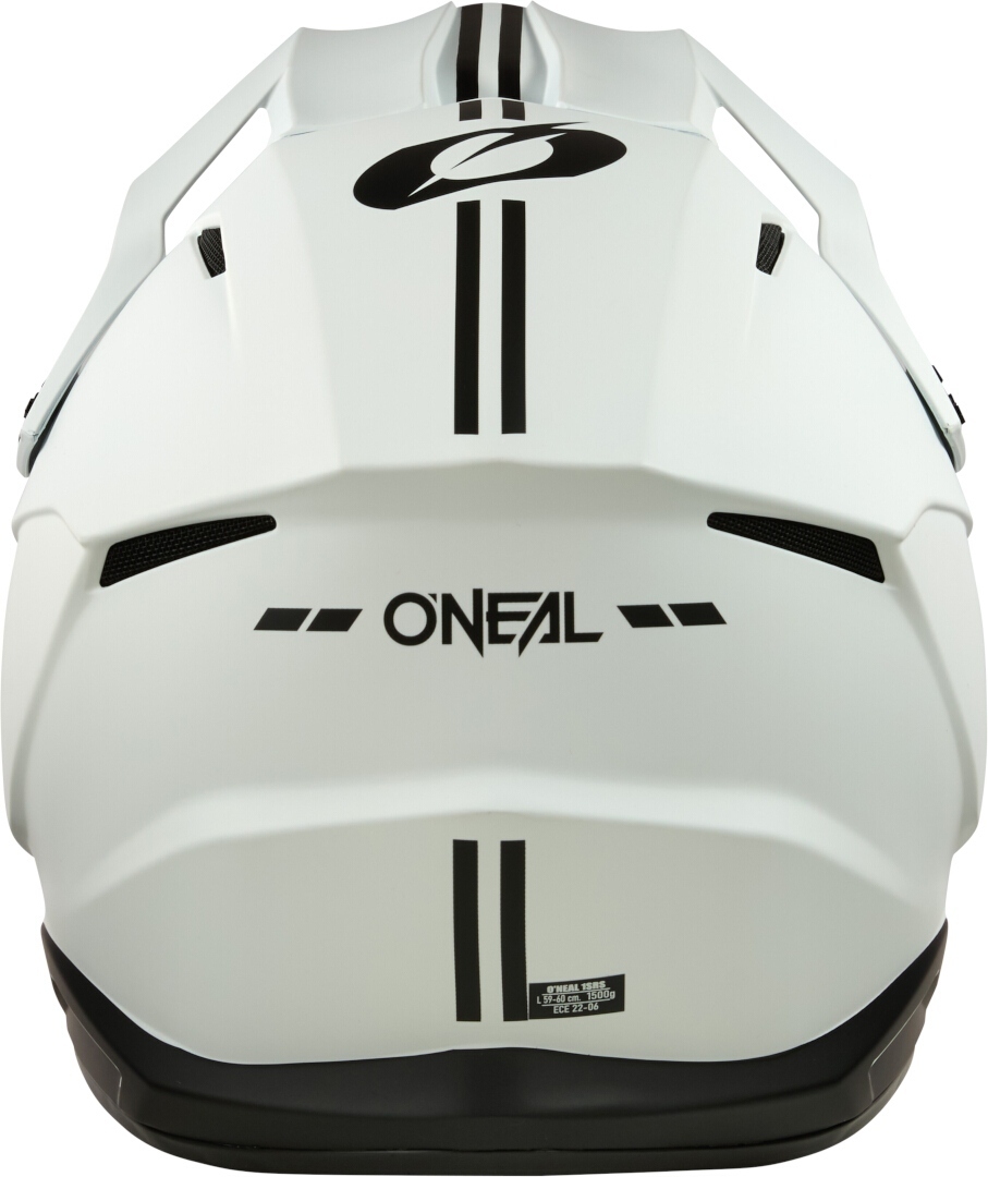 Oneal 1SRS Solid Motocross Helmet white matt M Figure 4