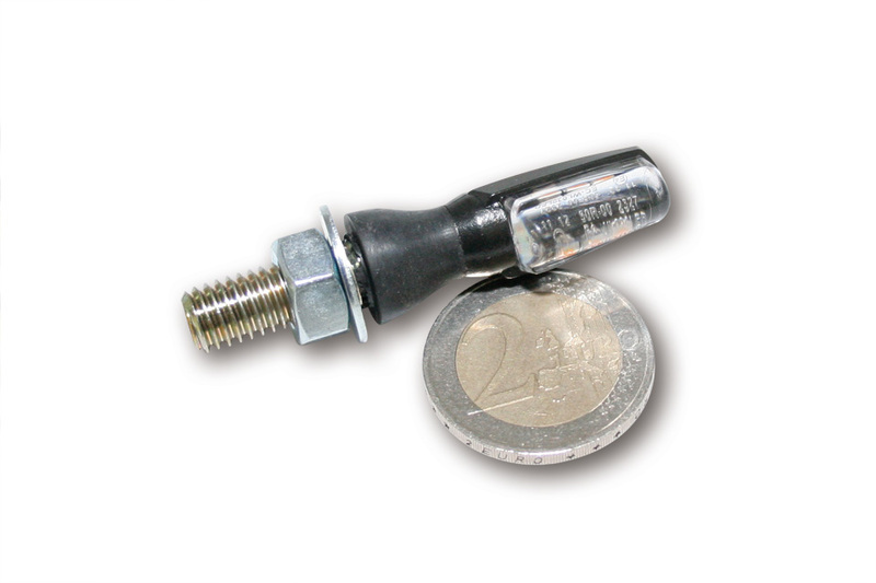 HIGHSIDER Smart Spark LED-indikator Kropp Svart / Lens Clear (Par), Fram och Bak Figur 3