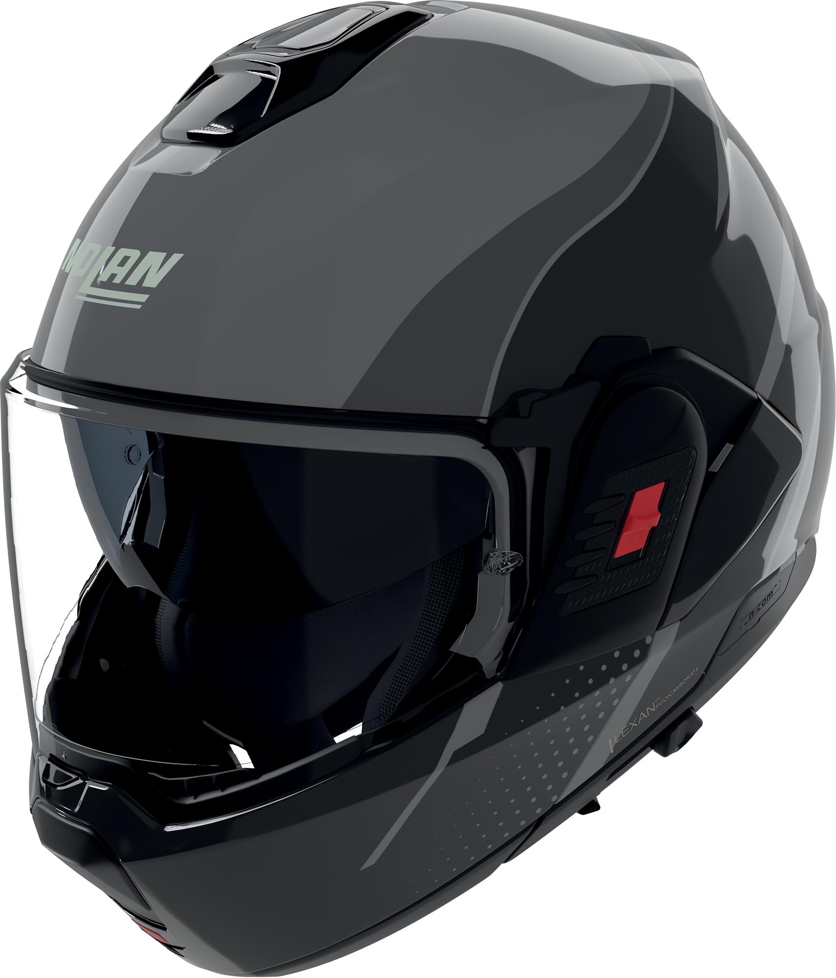 Nolan N120-1 Fluente Hjelm sort/grå XXL (64) Figur 1