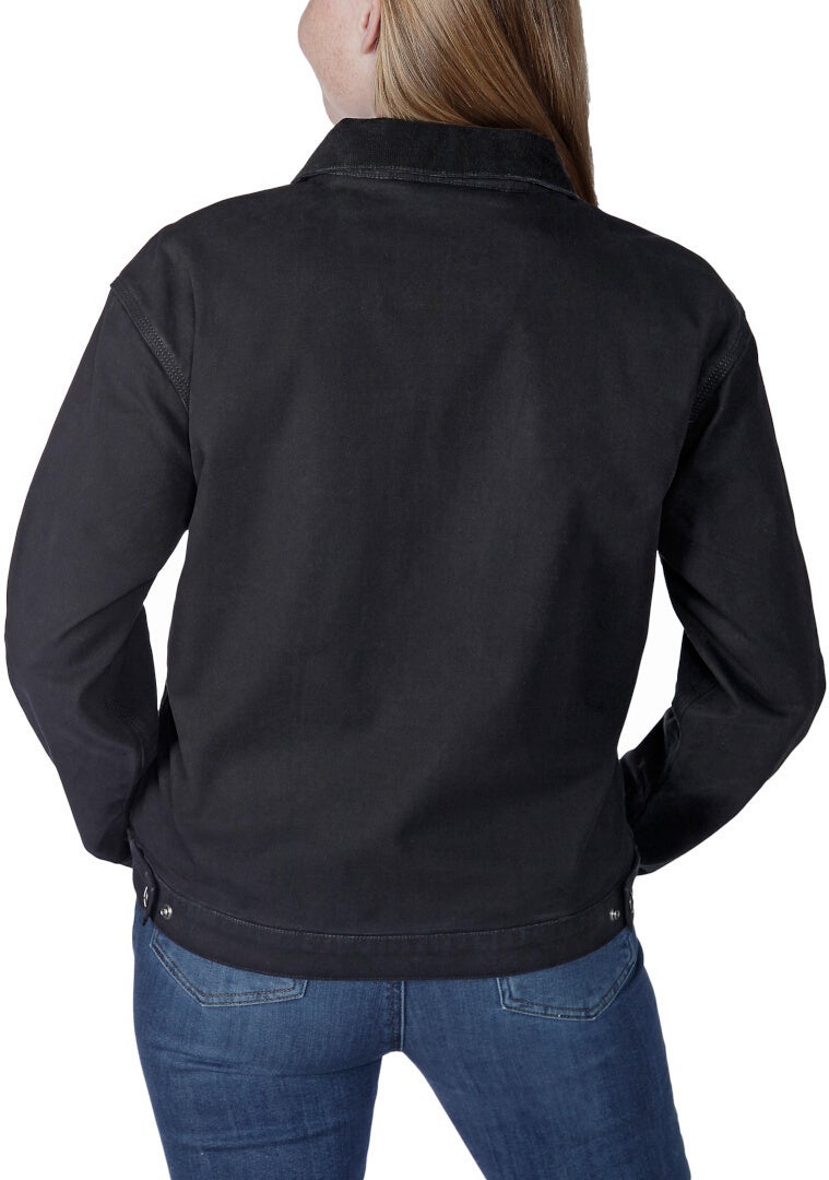 Carhartt Rugged Flex Relaxed Fit Canvas Detroit Giacca da donna nero M Figura 8
