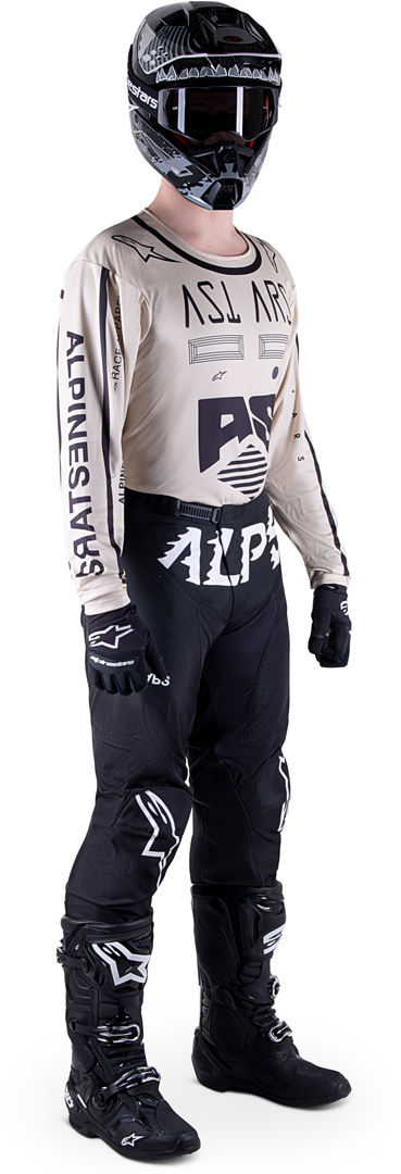 Alpinestars Racer Found Motocross Jersey grau M Abbildung 3