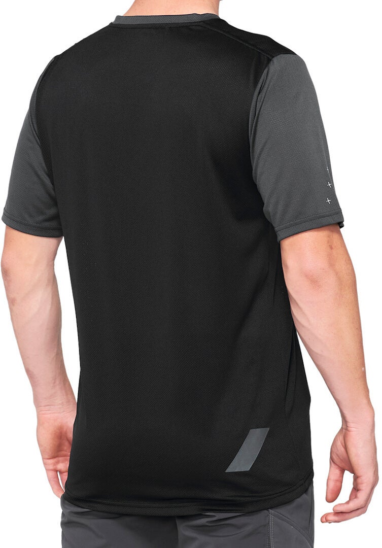 100% Ridecamp Kurzarm Fahrrad Jersey schwarz/grau XL Abbildung 2