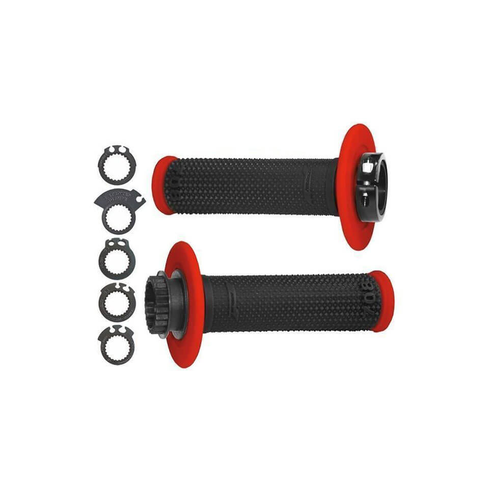 PROGRIP Lenkergriffe 708, schwarz/rot, Lock-On Grips Negru/Roșu Figura 1