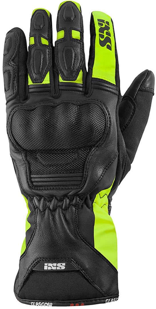 IXS Glasgow Guanto Moto nero/giallo 3XL Figura 1