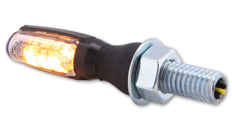 HIGHSIDER Smart Spark LED-indikator Kropp Svart / Lens Clear (Par), Fram och Bak Figur 2
