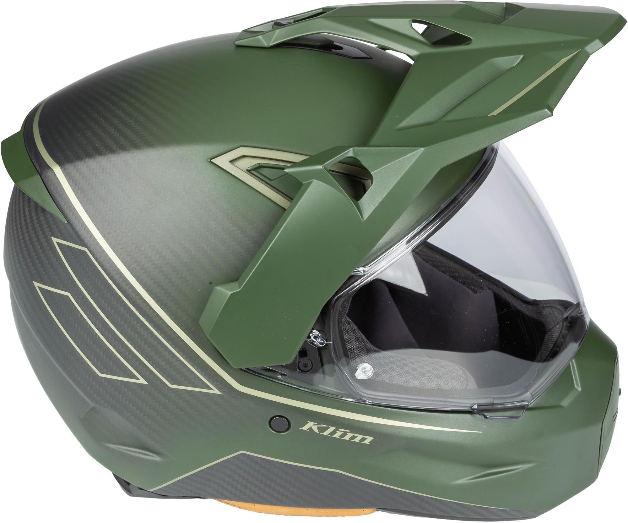 Klim X1 Alpha Graphic Carbon Casco Enduro Matt verde militare S (55/56) Figura 6