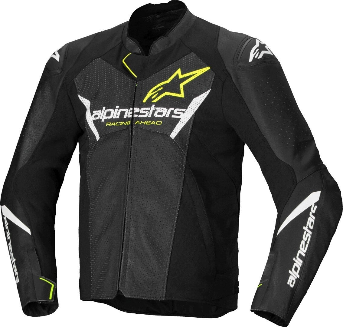 Alpinestars Faster V3 Airflow Perforated Leather/Textile Motorcycle Jacket