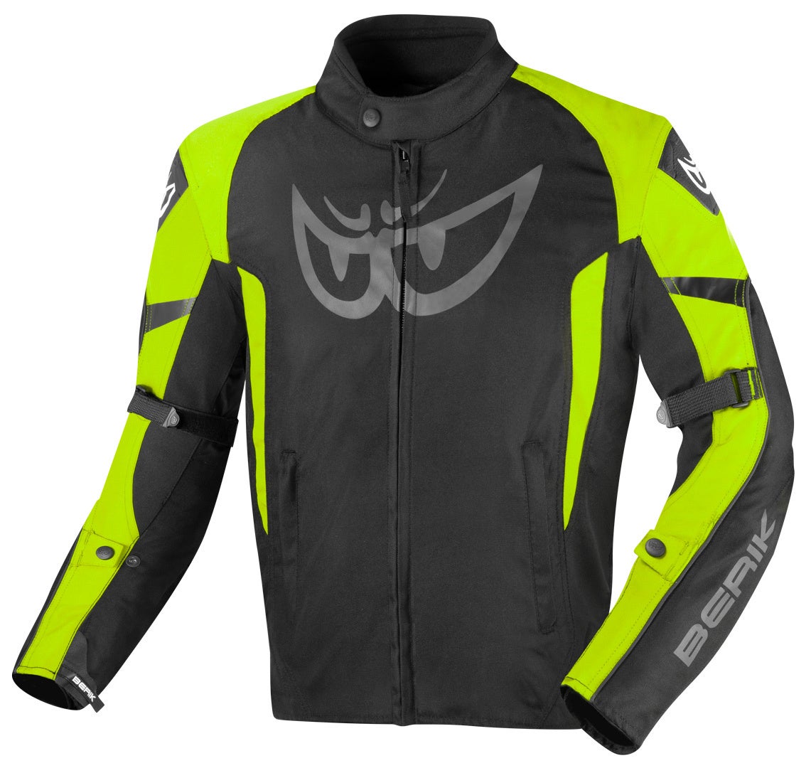 Berik Tourer Evo waterproof Motorcycle Textile Jacket black/yellow 58 Figure 1