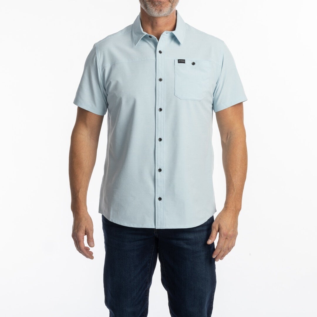 Klim Colter Bay Stretch シャツ アクアマリン 3XL 図1