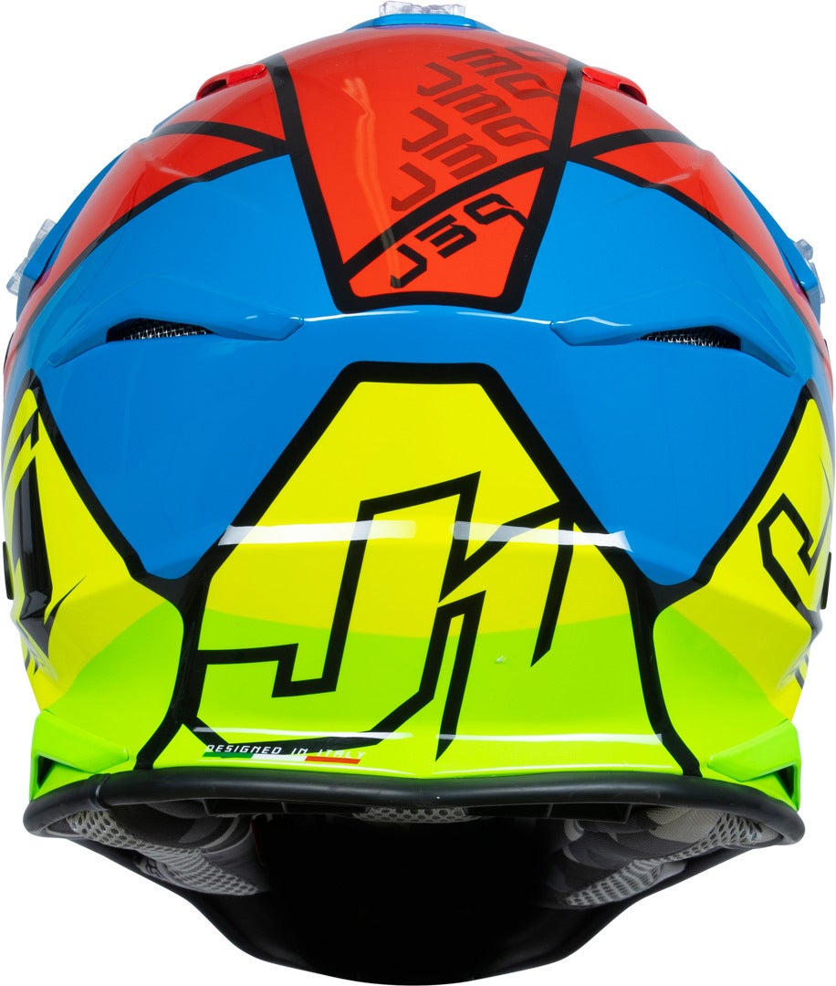 Just1 J39 Thruster Capacete de Motocross amarelo/vermelho L (59/60) Figura 3