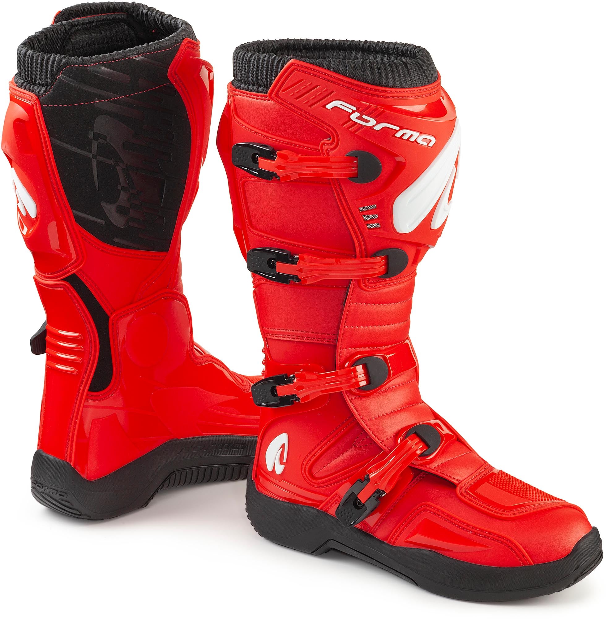 Forma Traction Motocrosslaarzen rood/zwart/wit 44 Figuur 1