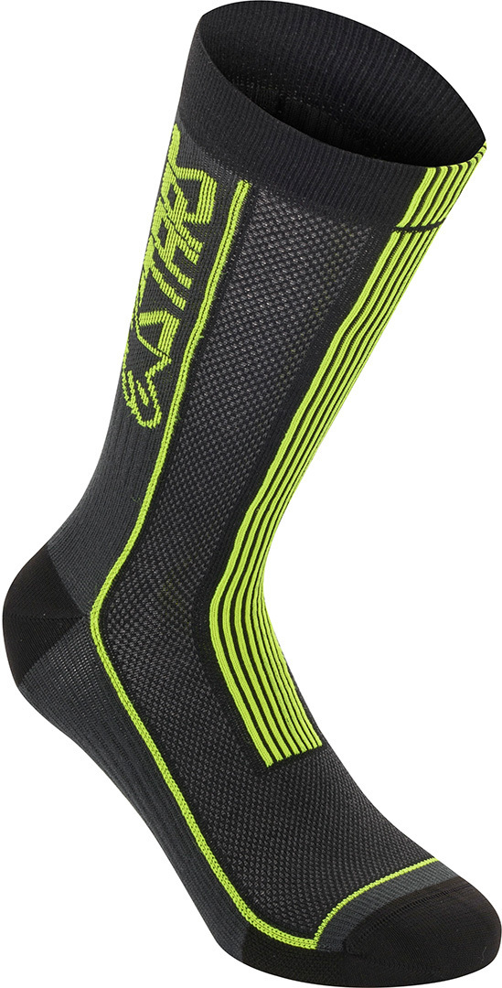 Alpinestars Summer 22 Socks black/yellow M Figure 1