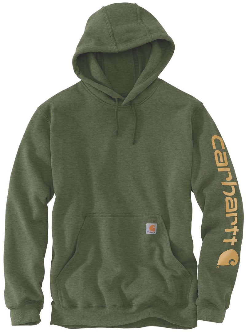 Carhartt Midweight Sleeve Logo Hoodie olive XL Figure 1