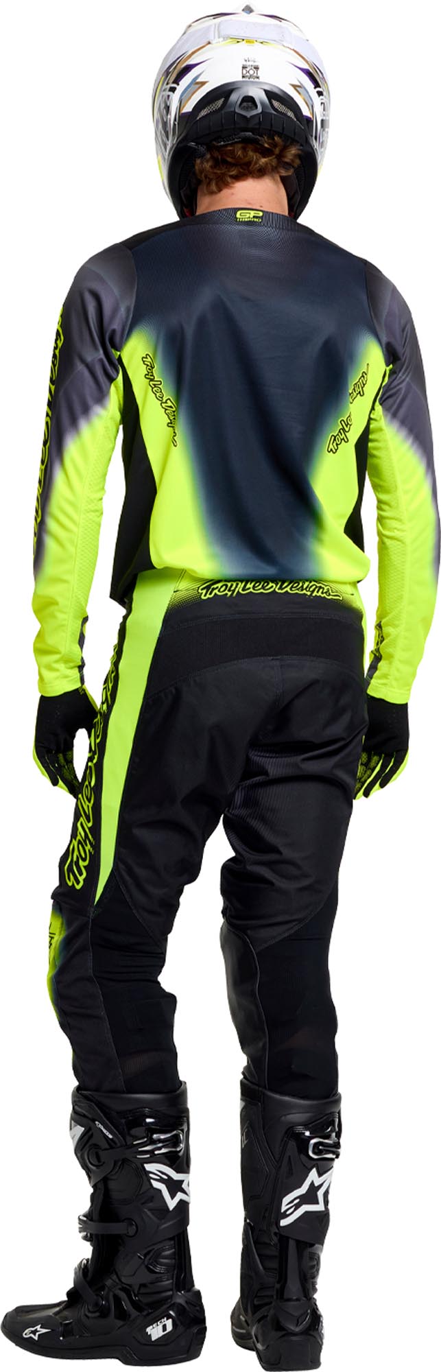 Troy Lee Designs GP Pro Imprint Motocross Jersey grau/neongelb S Abbildung 17