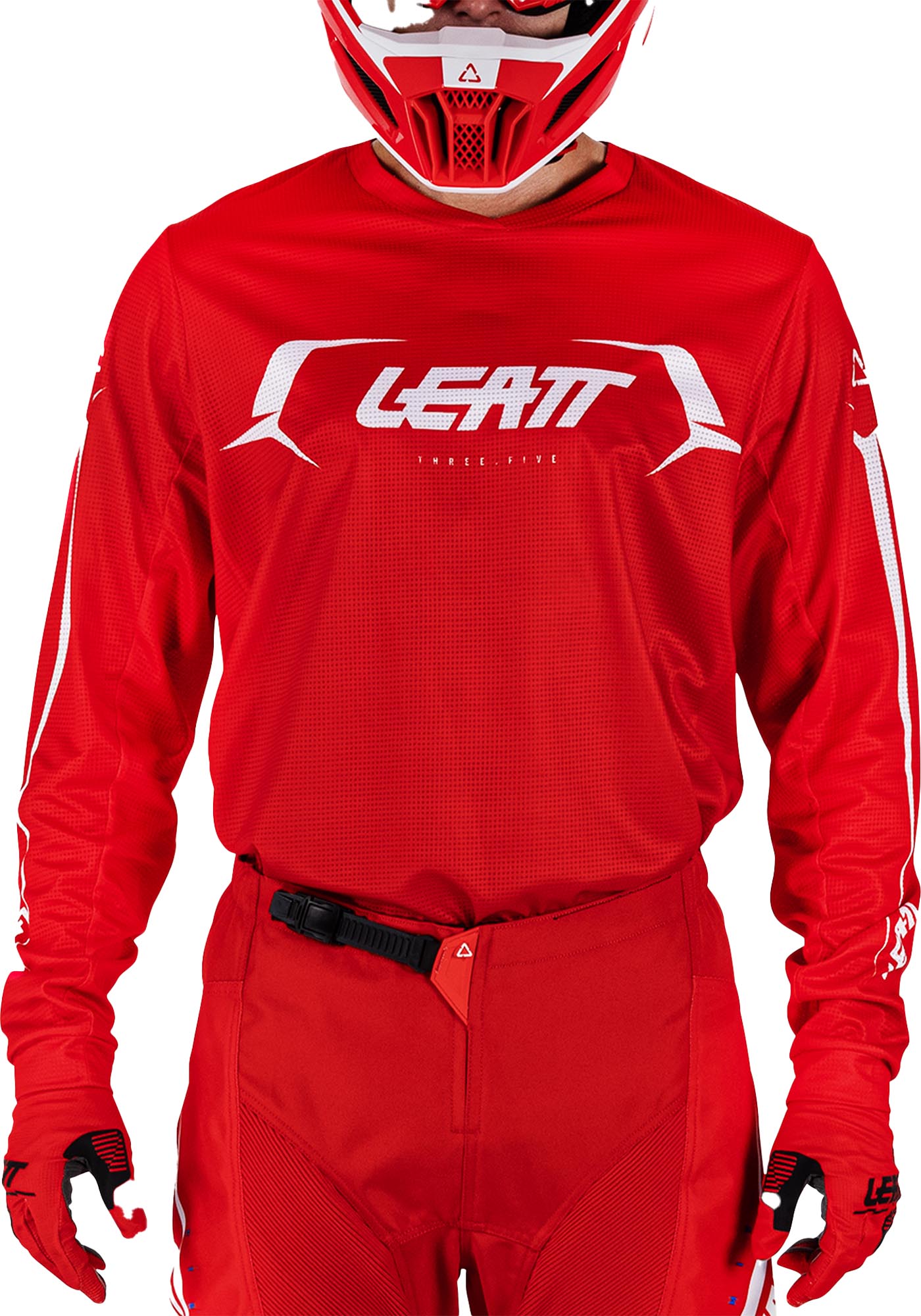 Leatt Moto 3.5 Motocross-trui rood/wit L Figuur 5