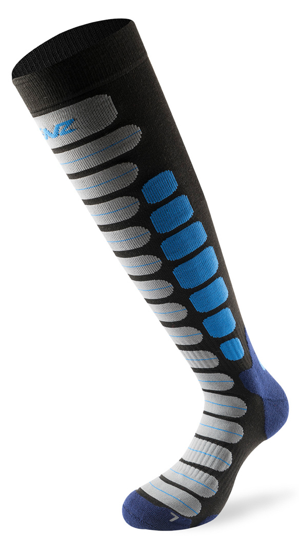 Lenz Skiing 2.0 Calzini nero/blu 42-44 Figura 1