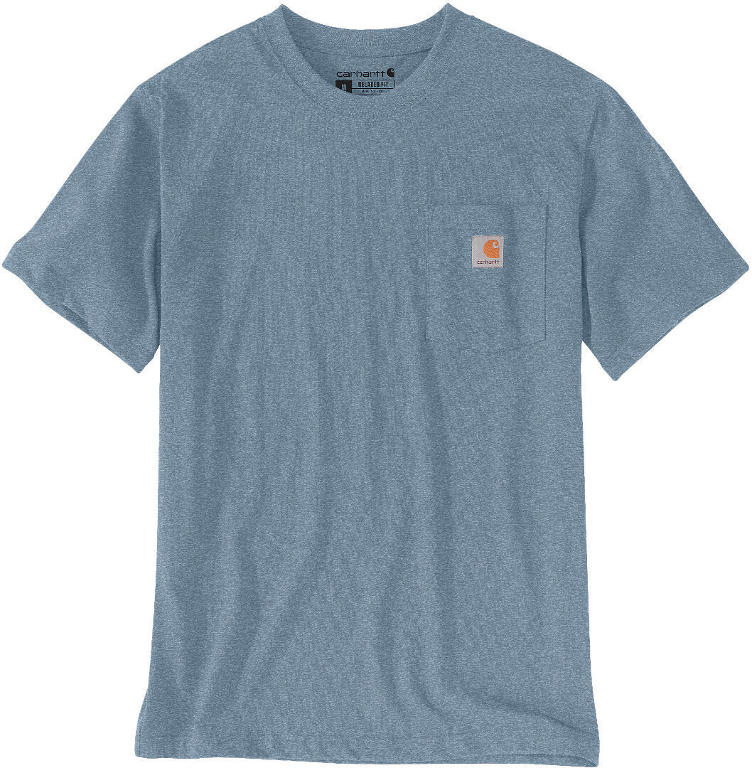 Carhartt Workwear Pocket Triko šedá/modrá M Obrázek 1
