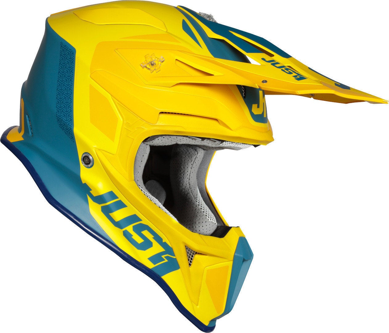 Just1 J18 Pulsar Casco motocross giallo/blu M (57/58) Figura 3