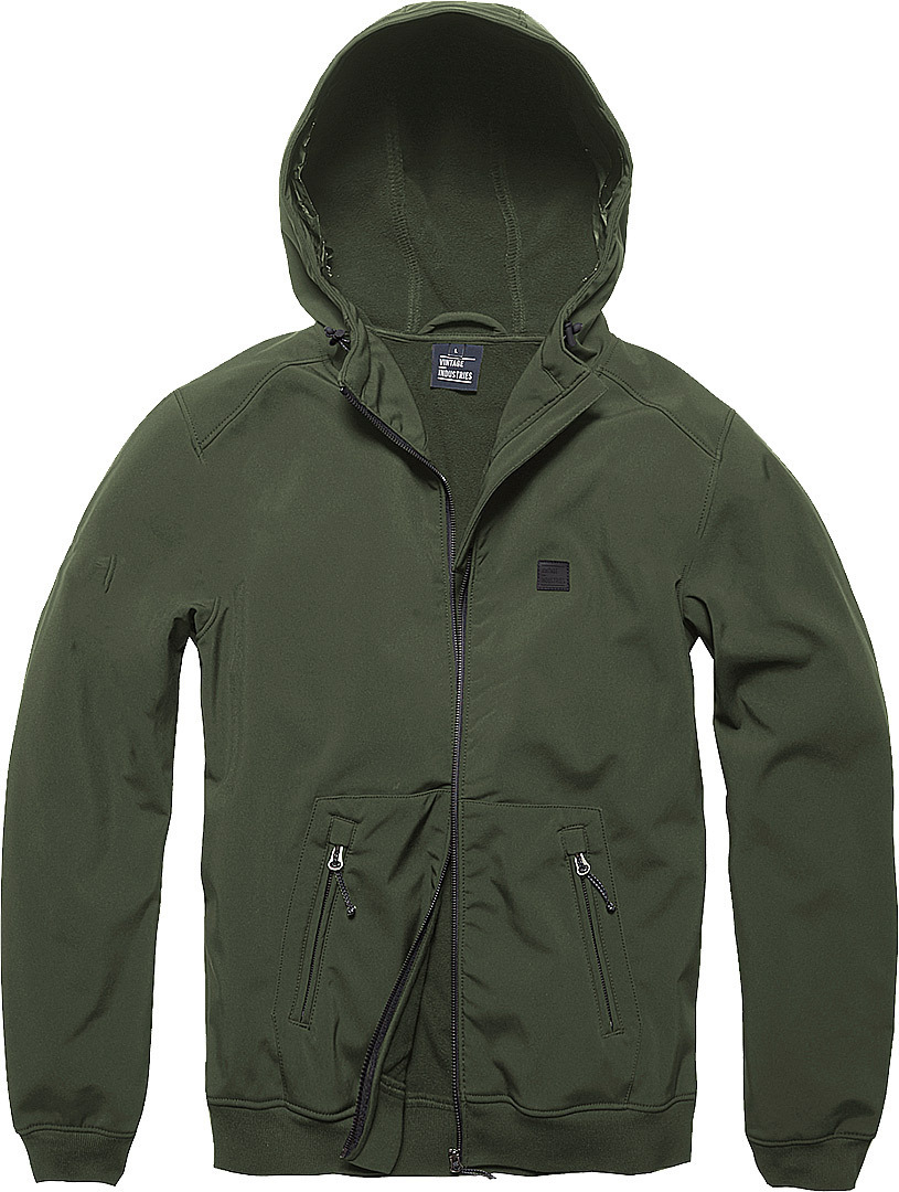 Vintage Industries Ashore Softshell Jachetă Verde închis L Figura 1