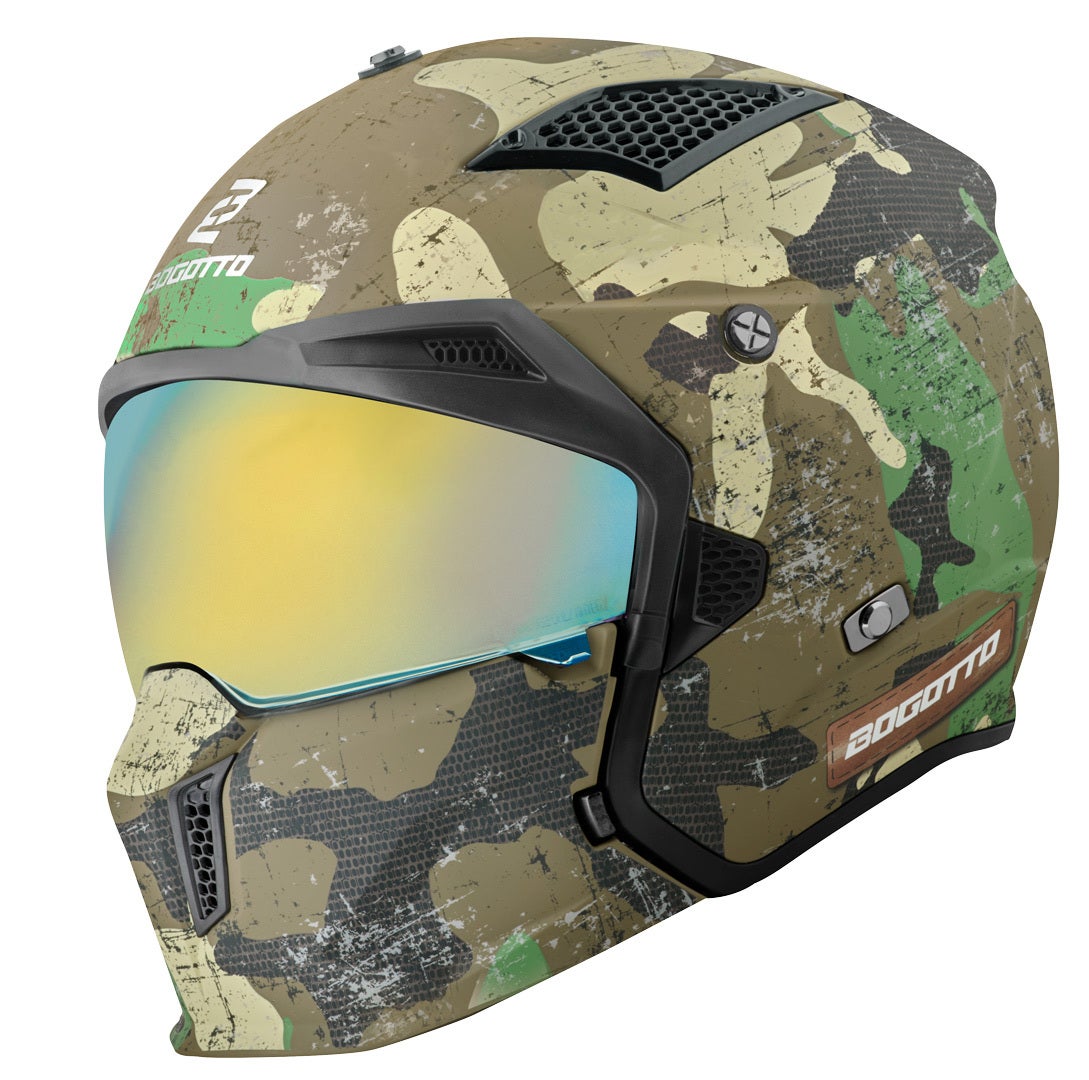 Bogotto Radic Camo Casque Green matt L Figure 6