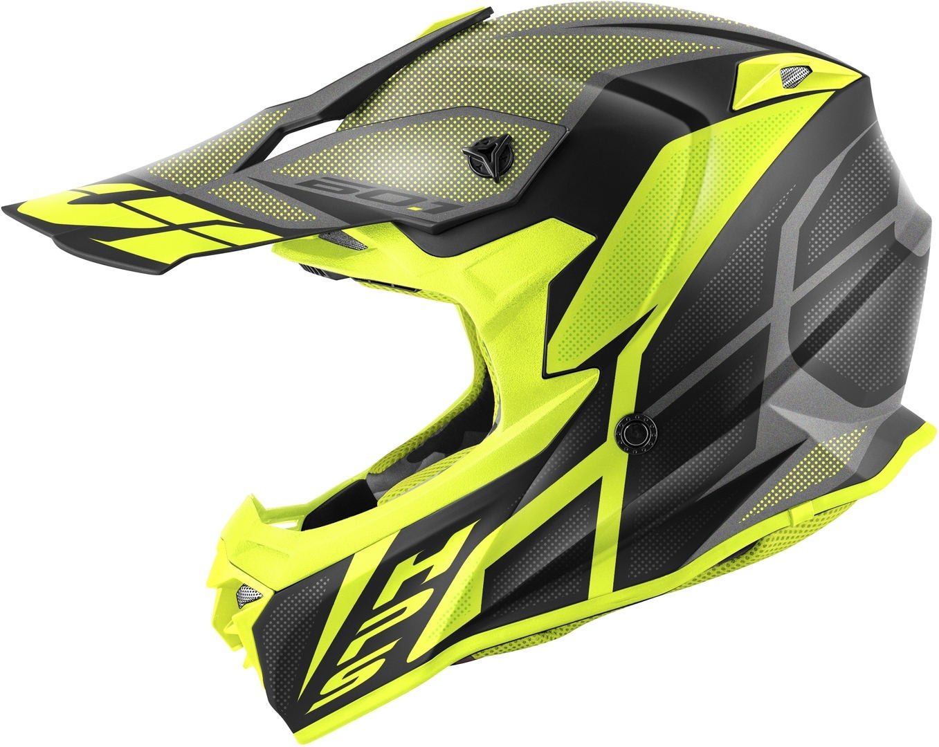 GIVI 60.1 Invert Cross Helmet black matt/yellow L Figure 2