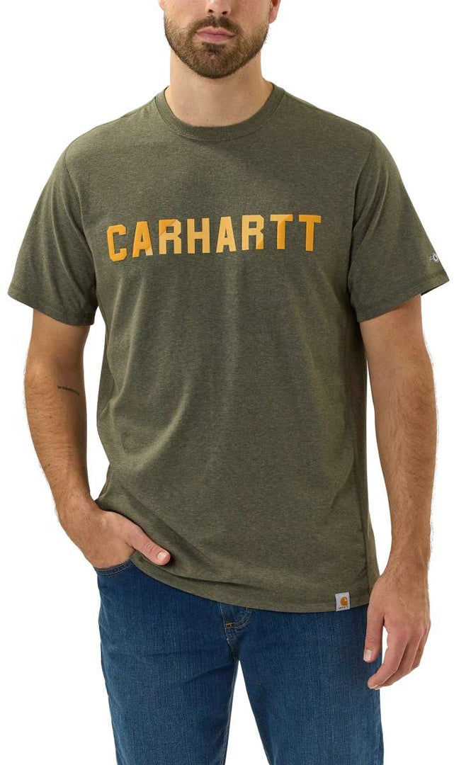 Carhartt Force Flex Block Logo T-shirt olive XL Figure 2