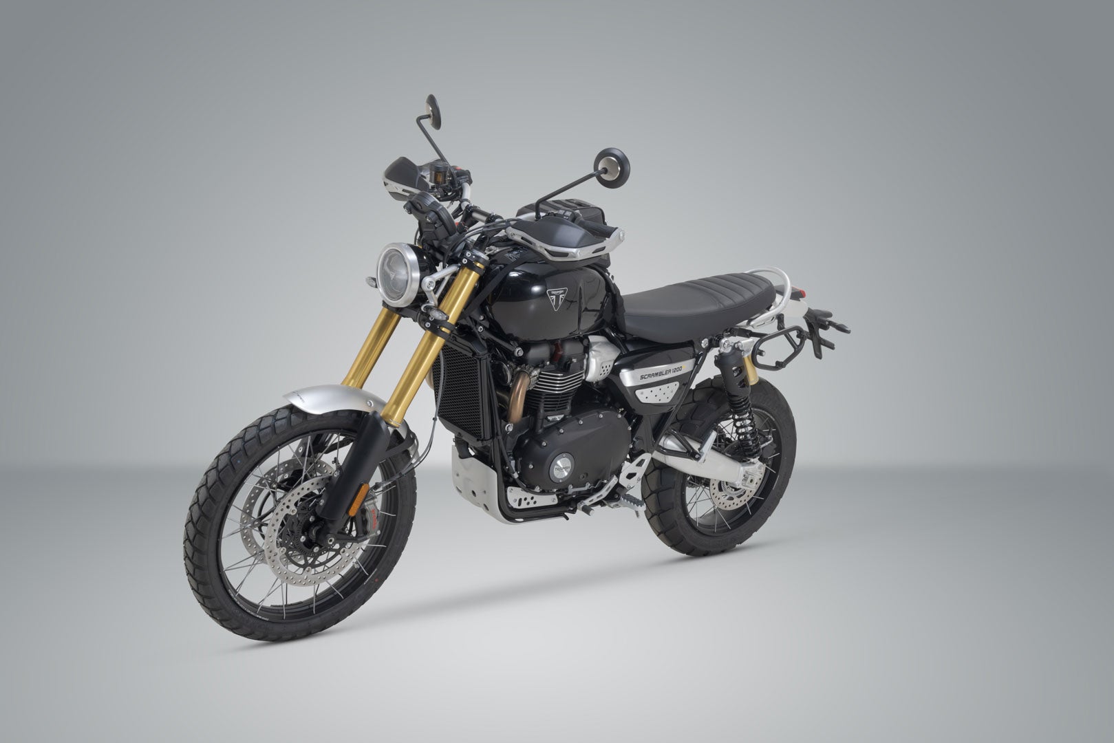Suporte lateral esquerdo SW-Motech SLC - Triumph Scrambler 1200 XC/XE (18-), X/XE (23-). Figura 2