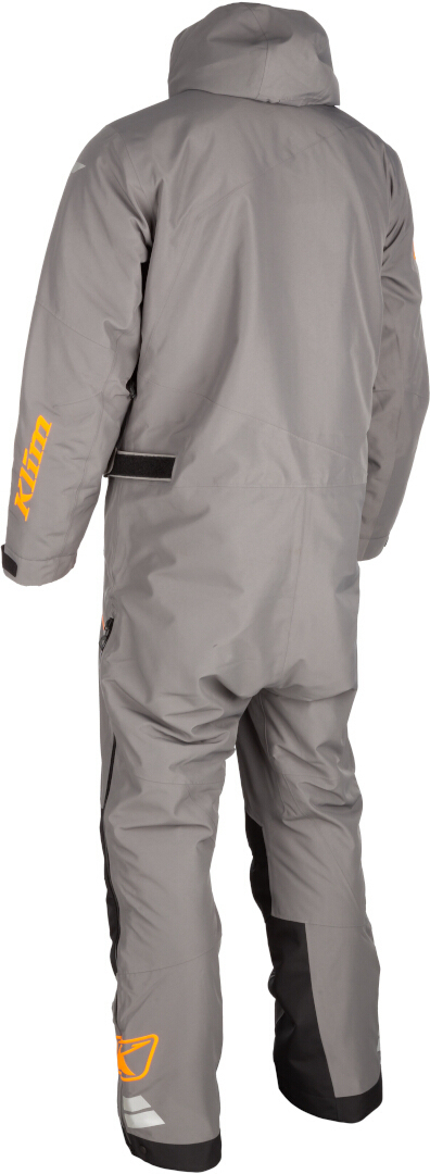 Klim Railslide Skuterdress i ett stykke Oransje/grå Short S Figur 7