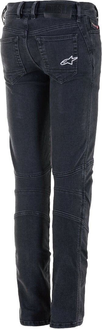 Alpinestars AS-DSL Emi Damer Motorcykel Jeans Sort vask 30 Figur 2