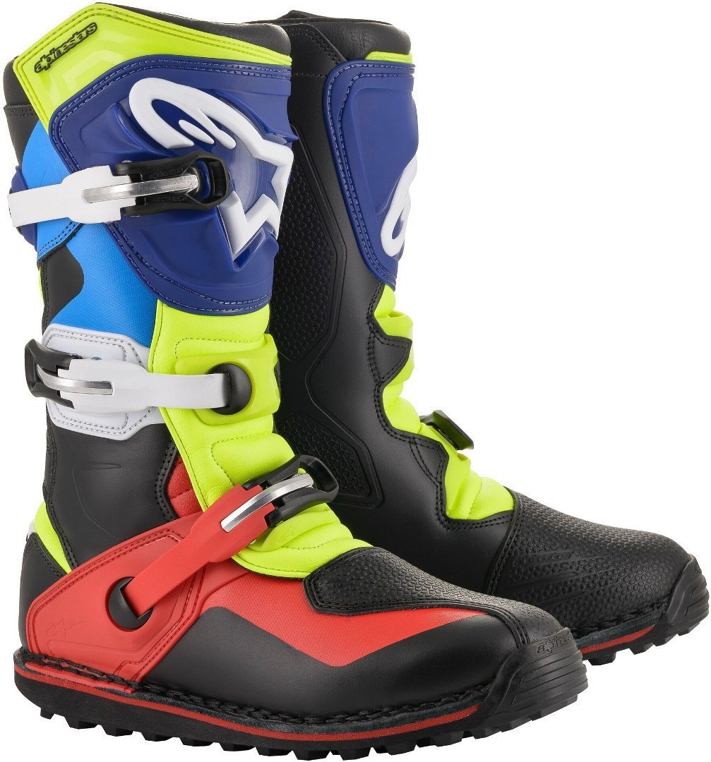 Alpinestars Tech-T Motorcycle Boots black/blue/yellow 10 (44,5) Figure 1