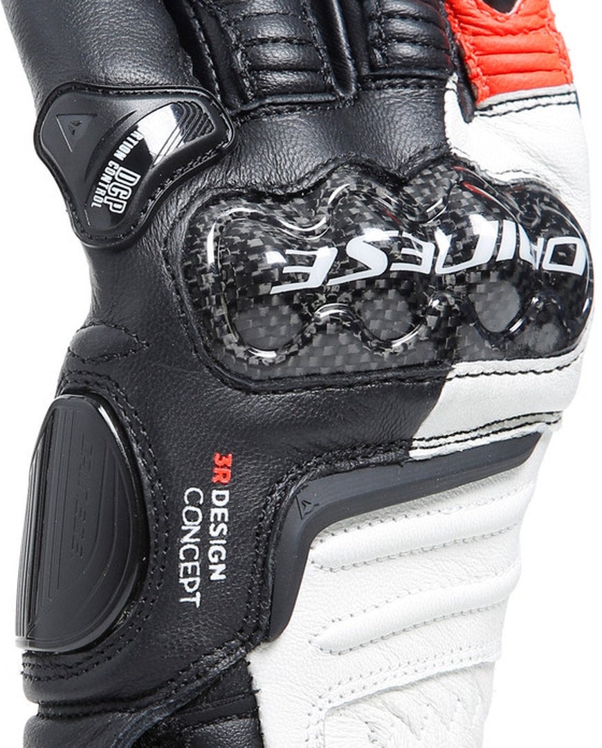 Side view of Dainese Carbon 4 Long Ladies Motorcycle Gloves
