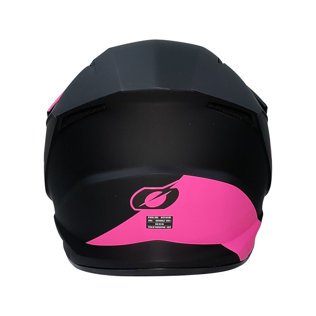 Oneal 1SRS Solid Motocross hjelm sort mat/pink XL (61/62) Figur 3