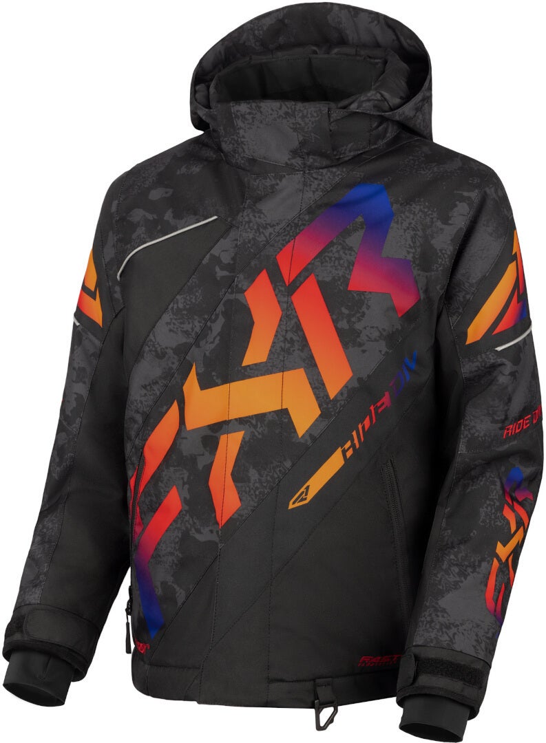 FXR CX Jugend Snowmobil Jacke camouflage/orange 12 Abbildung 1
