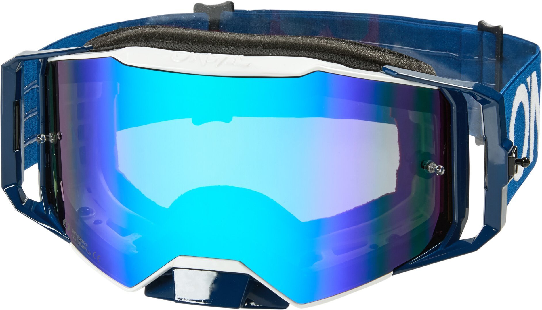 Oneal B-55 Cram Ochelari de motocross Albastru/Alb Figura 1