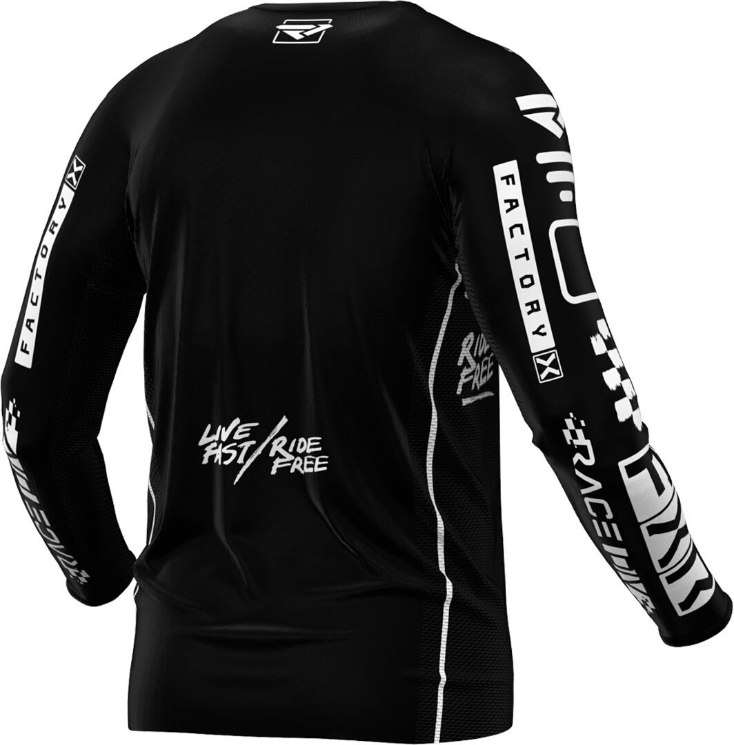 FXR Podium Gladiator 2024 Motokrosový dres černobílá S Obrázek 2