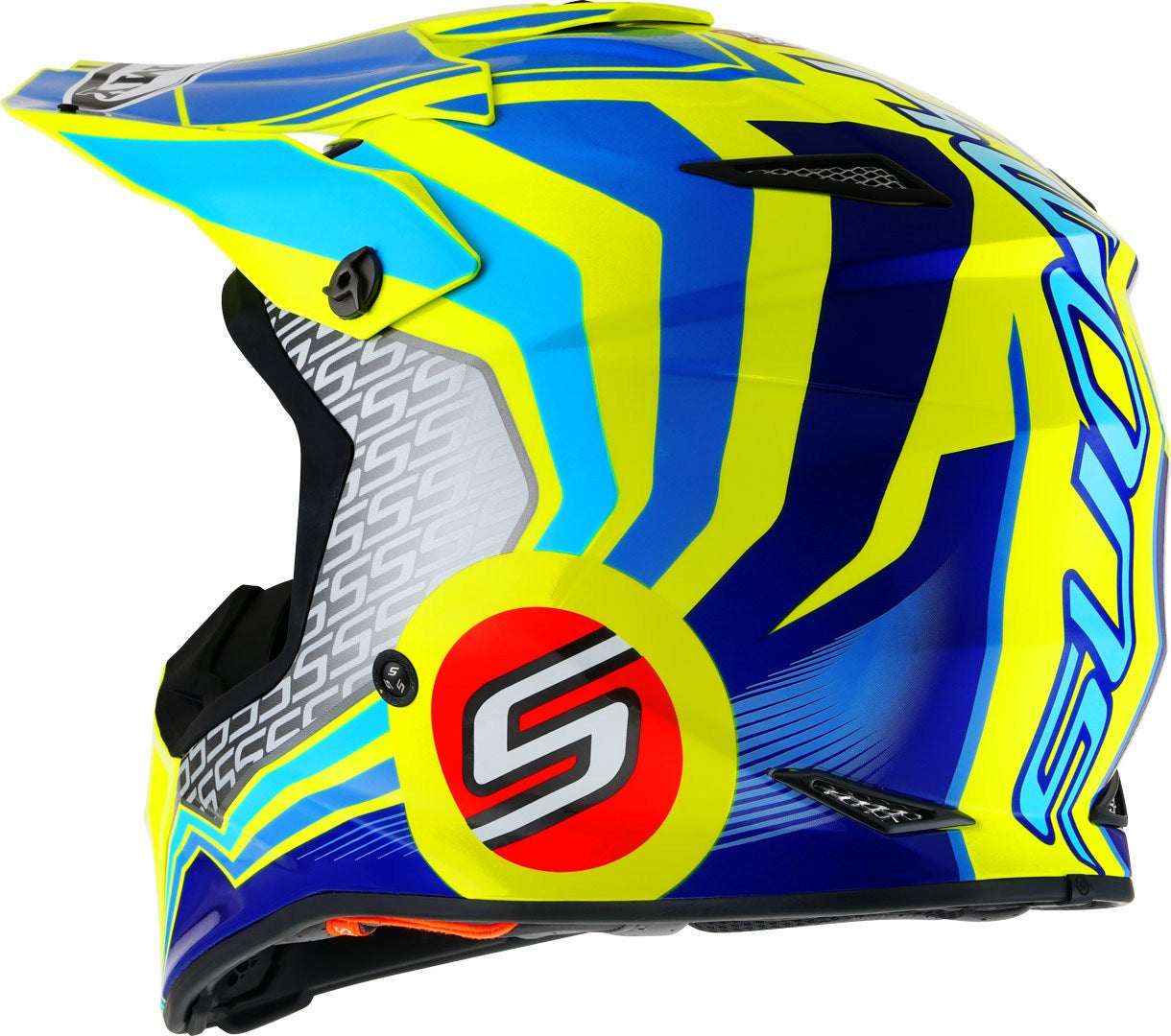 Suomy MX Speed Pro Forward Casco Motocross blu/giallo XL (61/62) Figura 3