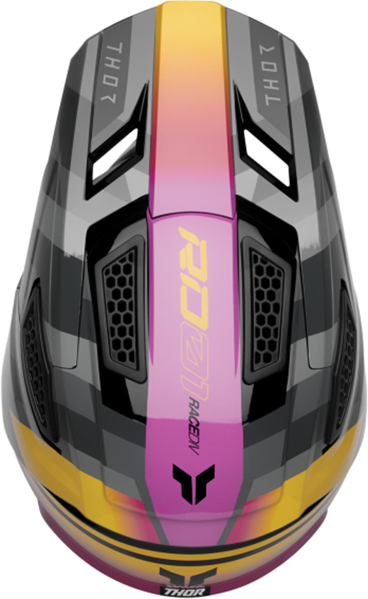 Thor Fleet Camber Casco da motocross nero/rosa L (59/60) Figura 4
