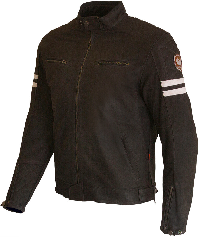 Merlin Hixon II D3O Motorcycle Leather Jacket brown L Figure 1