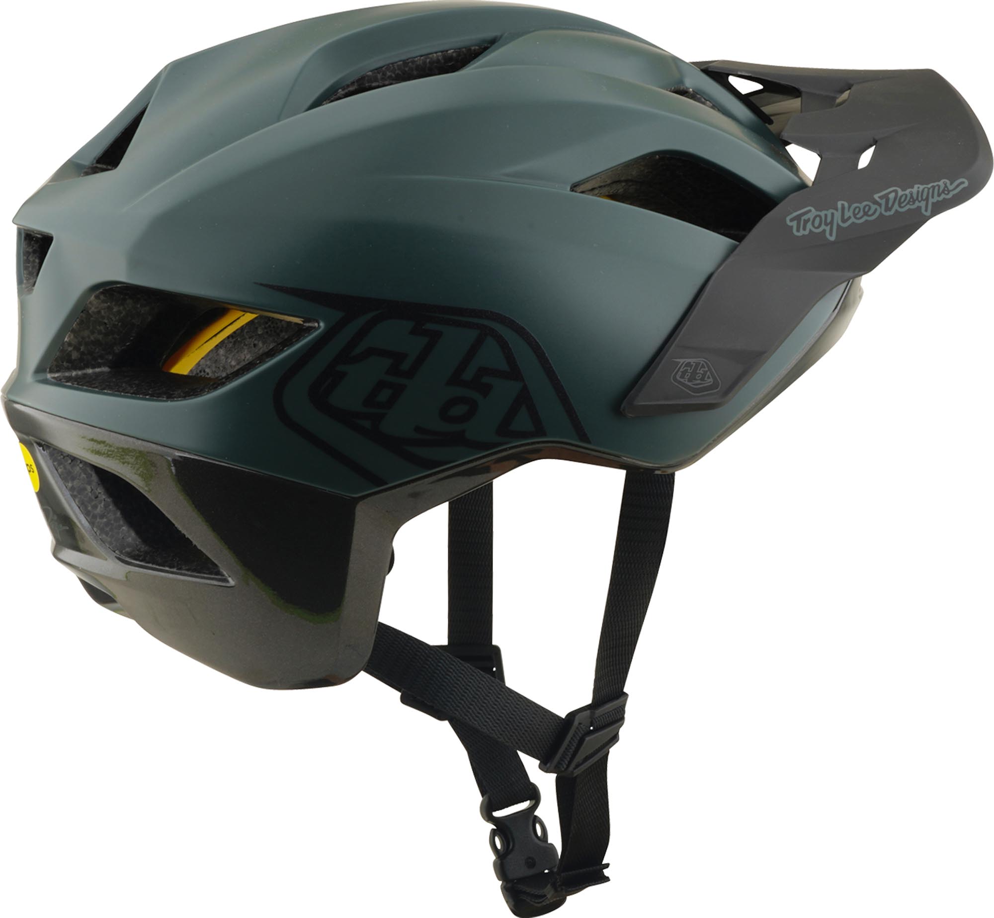 Troy Lee Designs Mips Flowline Point Bicycle Helmet green matt/black M-L (57/59) Figure 3