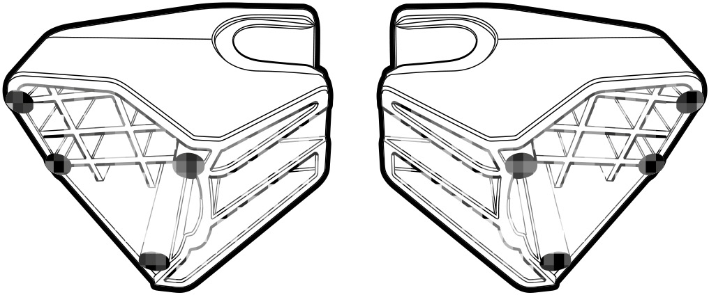SET 3ER POINT FIXATION SH36 Kuva 1 SET 3ER POINT FIXATION SH36 Kuva 1
