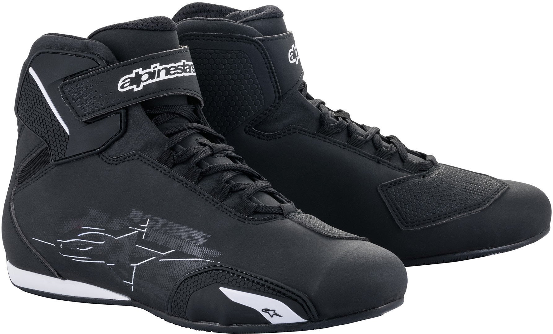 Alpinestars Sektor Motorcykel sko Sort/hvid 39 Figur 1