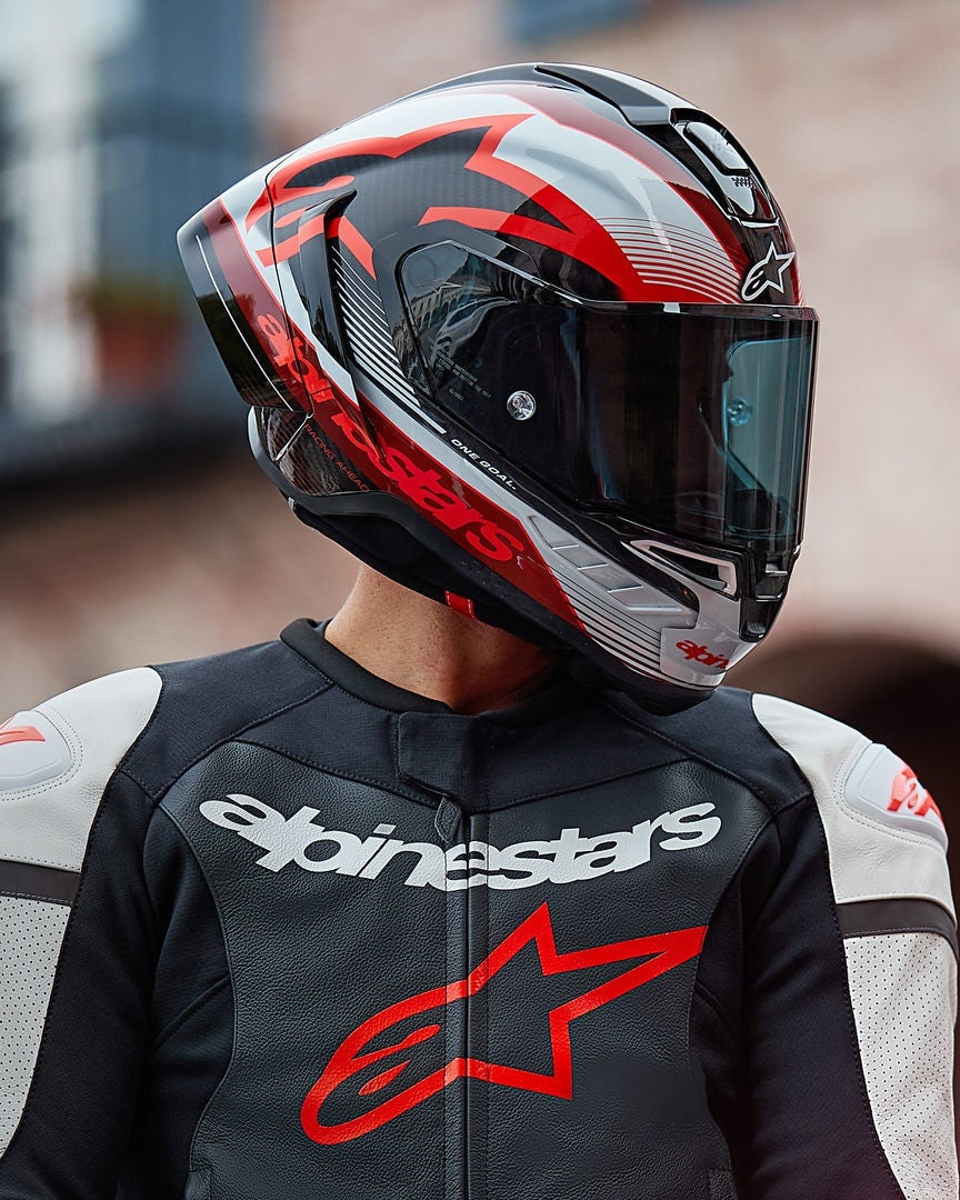 Alpinestars Supertech R10 Team Carbon Helm schwarz/rot/weiß XXL (63/64) Abbildung 18