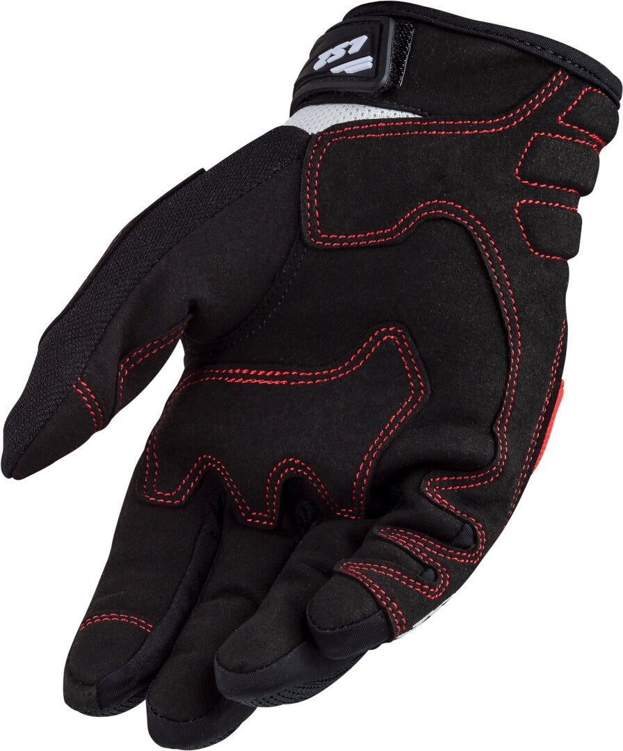 LS2 Silva Mesh Motorcykel Handsker sort/rød/hvid 2XL Figur 4