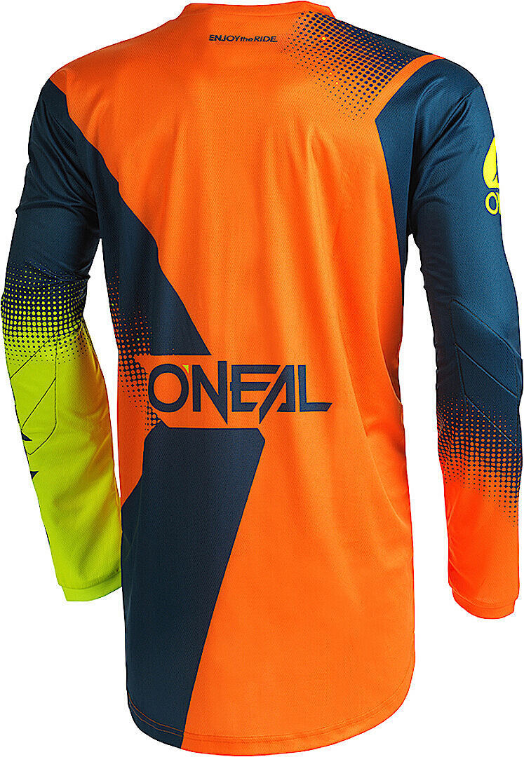 Oneal Element Racewear V.22 Motocross Jersey blau/orange L Abbildung 2