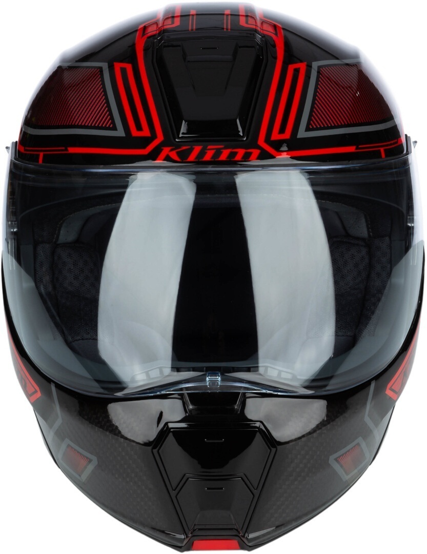 Klim GT1 Expedition Cască de carbon Negru/Roșu S (55/56) Figura 5